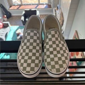 Checkered Slip-On Vans